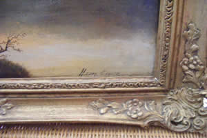 Henry Cooper oil painting